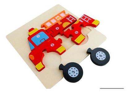 Imagem de Jogo De Encaixe Em Madeira Brinquedo Educativo Montessori