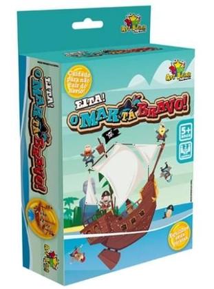 Imagem de Jogo De Equilibrio Infantil Brinquedo Mini Navio Pirata