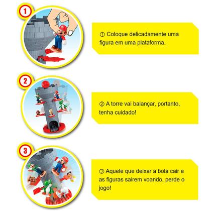 Imagem de Jogo de Equilíbrio - Super Mario - Blow Up Shaky Tower - Epoch