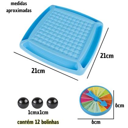 Imagem de Jogo de estrategias magnético Infantil Com Bolinhas educativo de Tabuleiro De Xadrez Para Crianças