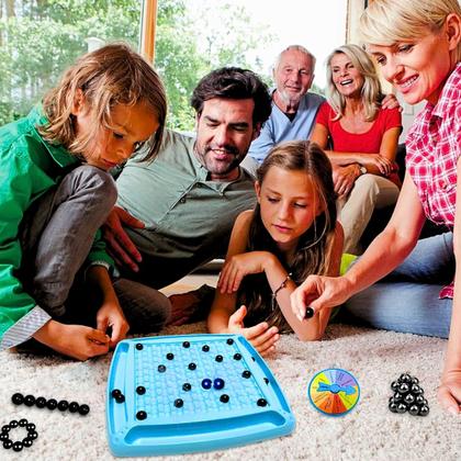 Imagem de Jogo de estrategias magnético Infantil Com Bolinhas educativo de Tabuleiro De Xadrez Para Crianças