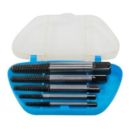 Imagem de Jogo de Extrator de Parafusos Quebrados Kit com 5 Peças 8114 BRASFORT