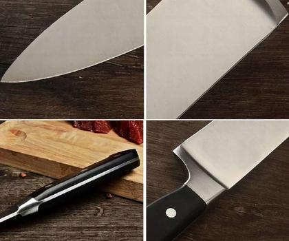 Imagem de Jogo De Faca Profissional Chef Em Inox Corneta