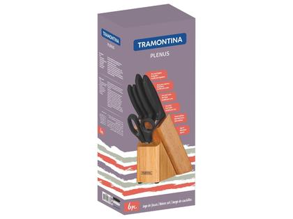 Imagem de Jogo de Facas 6 Pcs Plenus Cinza Tramontina