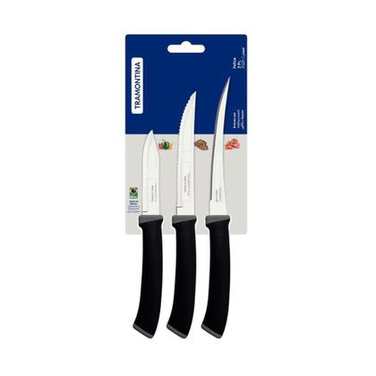 Imagem de Jogo de facas felice 3pcs tramontina