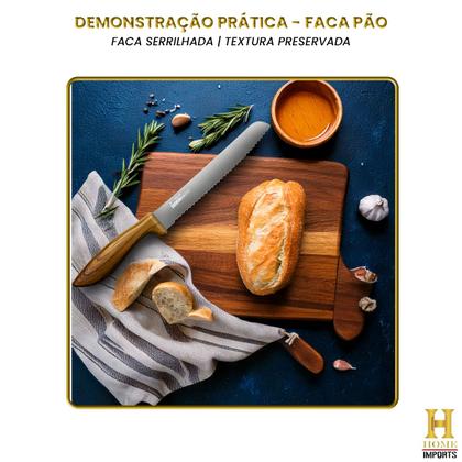 Imagem de Jogo De Facas Kit Com 5 Peças Para Chef Cozinha Aço Inoxidável Gourmet Top
