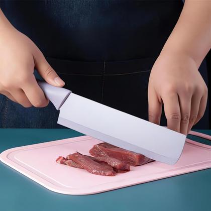 Imagem de Jogo De Facas Premium 6 Peças Aço Inox Cabos Coloridos