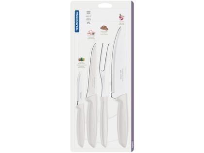 Imagem de Jogo de Facas Tramontina Inox Plenus 4 Peças