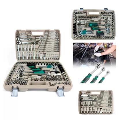 Imagem de Jogo De Ferramentas 150 Pçs Catraca Chave Manual Com Maleta Excelente