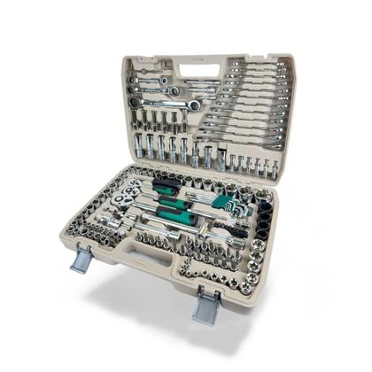 Imagem de Jogo De Ferramentas 150 Pçs Catraca Chave Manual Com Maleta Excelente