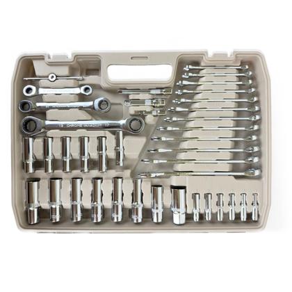 Imagem de Jogo De Ferramentas 150 Pçs Catraca Chave Manual Com Maleta Excelente