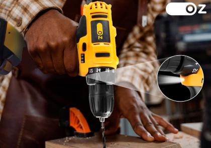 Imagem de Jogo De Ferramentas 169 Peças Com Maleta E Furadeira Parafusadeira Sem Fio A Bateria 21V