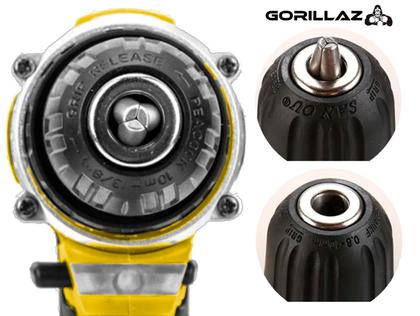 Imagem de Jogo De Ferramentas 169 Peças Com Maleta E Parafusadeira Furadeira De Impacto A Bateria Bivolt 10mm