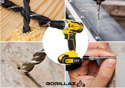 Imagem de Jogo De Ferramentas 169 Peças Com Maleta E Parafusadeira Furadeira De Impacto A Bateria Bivolt 10mm