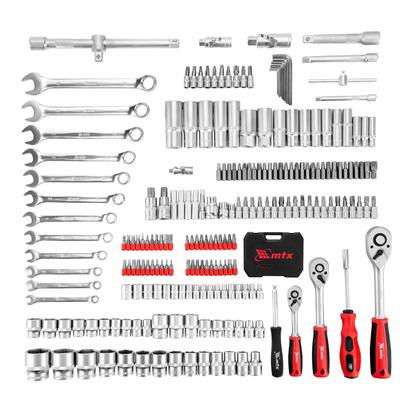 Imagem de Jogo de Ferramentas Catraca Soquetes 1/2, 3/8, 1/4 Chave Combinadas, Bits c/ 216 Peças MTX 1353055