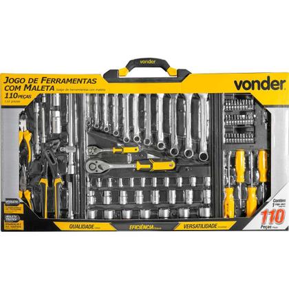 Imagem de Jogo de ferramentas com 110 peças, VONDER