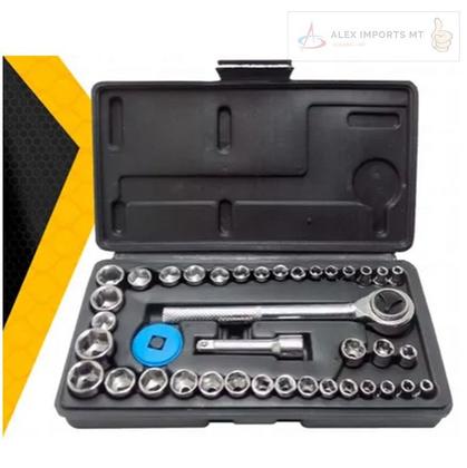 Imagem de Jogo De Ferramentas Kit 129 Peças C Maleta Soquete e Chaves