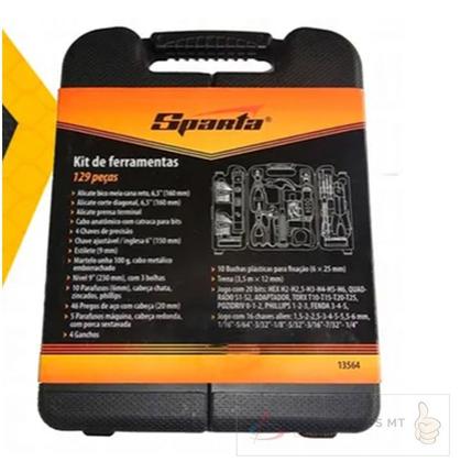 Imagem de Jogo De Ferramentas Kit 129 Peças C Maleta Soquete e Chaves