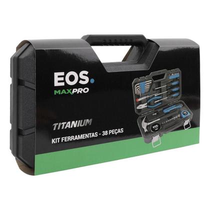 Imagem de Jogo De Ferramentas Manuais EOS Titanium 38 peças com Maleta EKF04