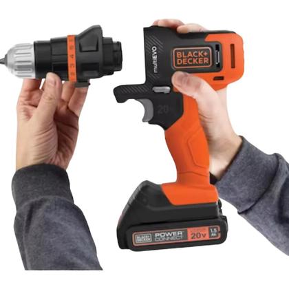 Imagem de Jogo de ferramentas matrix 20v max liion c/ 3 cabeçotes, 1 bat 1.5ah, carregamento bivolt blackdecker  