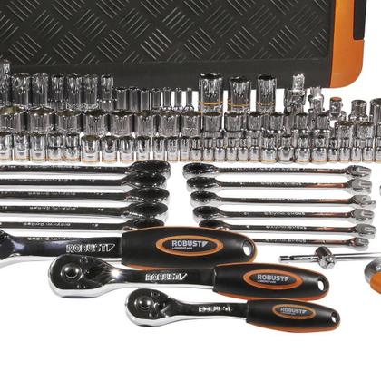 Imagem de Jogo de Ferramentas Oficina Master com Chaves Combinadas com Catraca 178 Peças