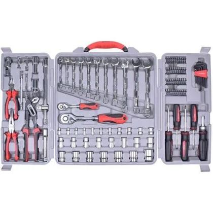 Imagem de Jogo De Ferramentas Worker Com 110 Peças E Maleta Dobrável