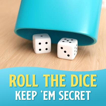 Imagem de Jogo de festa Blue Wasatch Bamboozled Bluffing Dice & Card