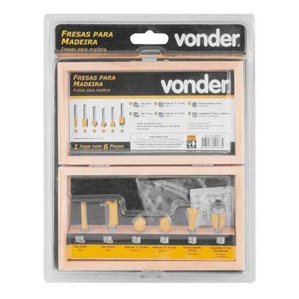 Imagem de Jogo de Fresas Para Madeira  6 unidades