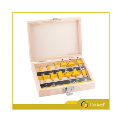 Imagem de Jogo De Fresas Para Madeira Com 12 Peças Vonder