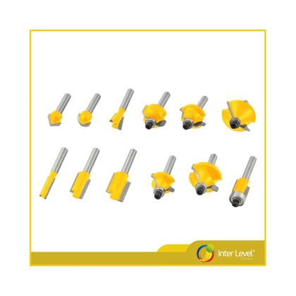 Imagem de Jogo De Fresas Para Madeira Com 12 Peças Vonder