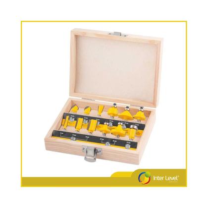 Imagem de Jogo De Fresas Para Madeira Com 12 Peças Vonder