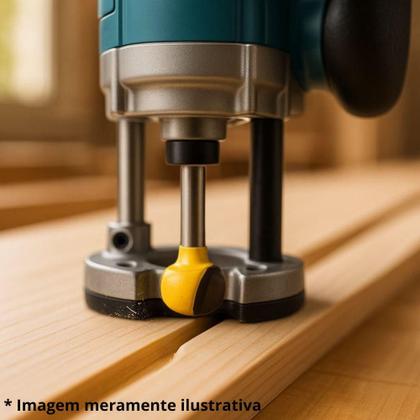 Imagem de Jogo de Fresas Tupia para Madeira Haste 6 MM Kit 3 Peças EVJF-03 EVALD