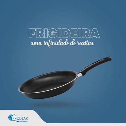 Imagem de Jogo de Frigideiras 3 Peças Antiaderente Francesa 24cm/18cm com Espátula Excelente Qualidade Prol-lar