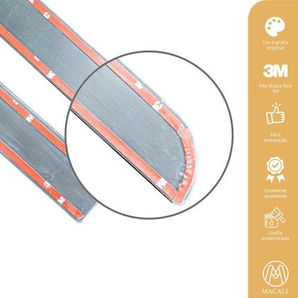 Imagem de Jogo de Friso Lateral HB20 Hyundai Prata Metal 2011 à 2025