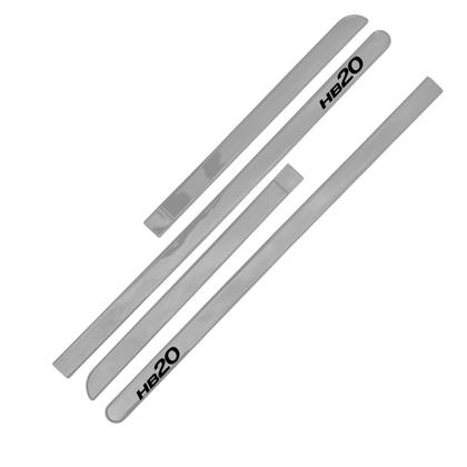 Imagem de Jogo de Friso Lateral HB20 Hyundai Prata Metal 2011 à 2025