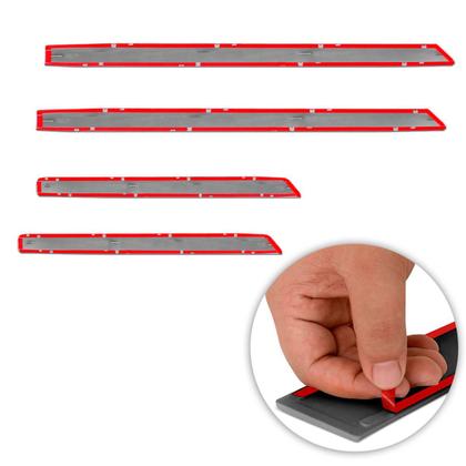 Jogo de Friso Lateral Ka 2015 a 2021 Branco Artico - GRID Imagem de Jogo de Friso Lateral Ka 2015 a 2021 Branco Artico