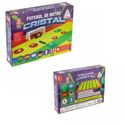 Imagem de Jogo De Futebol De Botão Cristal 6 Times Gulliver 0350