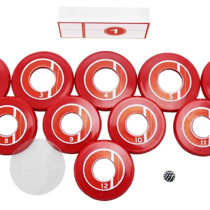 Imagem de Jogo de Futebol de Botão Klopf Vermelho e Branco - Cód. 4092