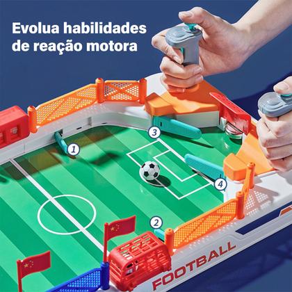 Imagem de Jogo de Futebol de Mesa Brinquedo Infantil Adulto Soccer Pinball Pebolim Fliperama 