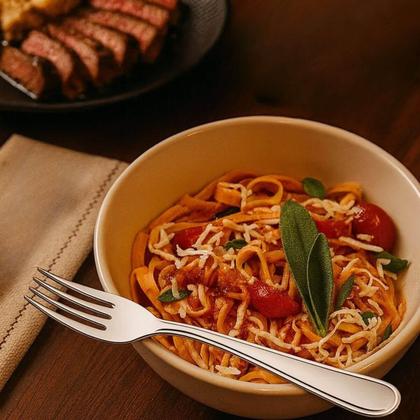 Imagem de Jogo de Garfos e Facas 48 Peças Talheres Inox Faqueiro Turim Brinox Mesa Posta Buffet Restaurante