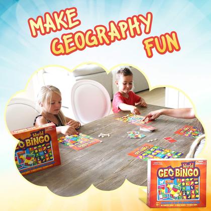 Imagem de Jogo de Geografia Geotoys GeoBingo World Bingo Kids 4+ Years