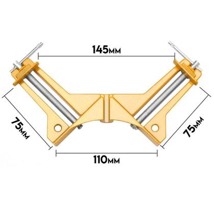 Imagem de Jogo de Grampo Sargento Angular 3 Pol. com 4 Peças