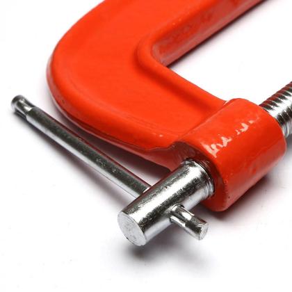 Imagem de Jogo de Grampos Sargento Tipo C Grande Peças de 4, 6 e 8 Polegadas Aço Resistente FortG