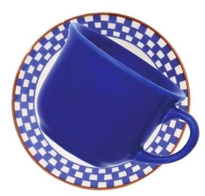 Imagem de Jogo de Jantar 20 PC Oxford em Ceramica Alto Brilho BLUE CHERRY
