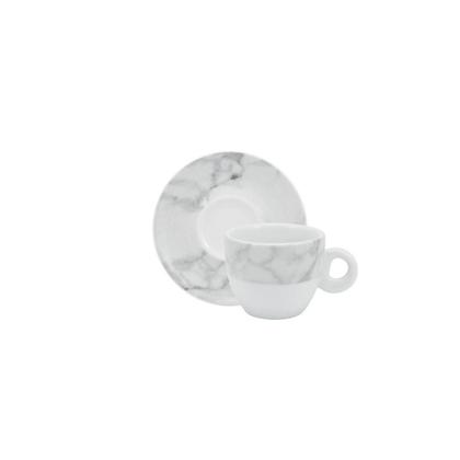 Imagem de Jogo de Jantar 42 Peças Chá Marmore Porcelana Schmidt