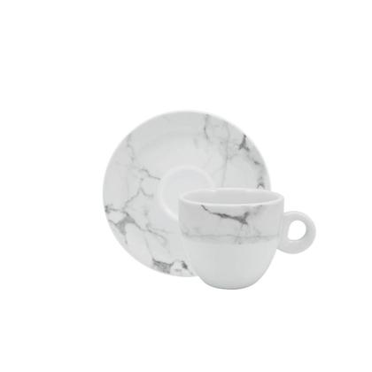 Imagem de Jogo de Jantar 42 Peças Chá Marmore Porcelana Schmidt