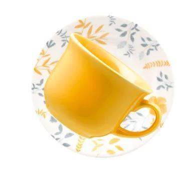 Imagem de Jogo de Jantar Alto Brilho 20 PC Ceramica Inglesa Yellow Birds