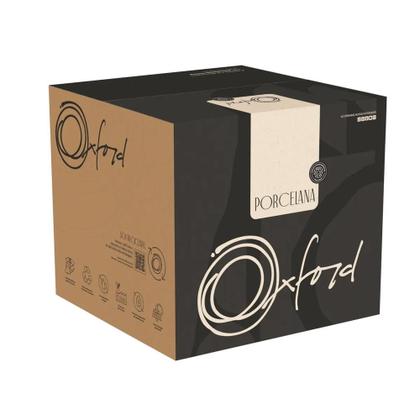 Imagem de Jogo de Jantar e Chá Oxford Flamingo Lazuli 30 Peças Porcelana