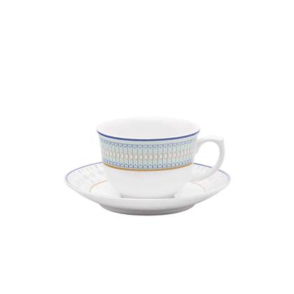 Imagem de Jogo de Jantar e Chá Oxford Flamingo Lazuli 30 Peças Porcelana