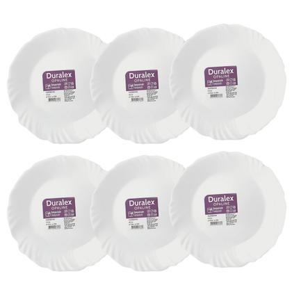 Imagem de Jogo De Jantar E Sobremesa Duralex Petála 24 Peças Branco